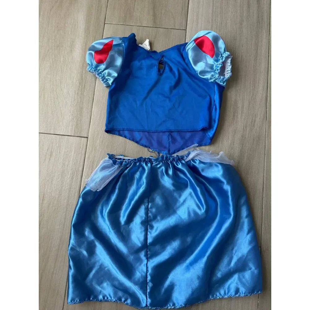 Disney Snow White Two-Piece Dress Up Costume Set Sizes 4-6X - Picture 4 of 4